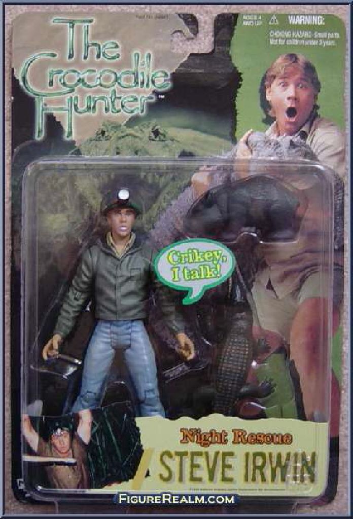 Crocodile Hunter • Night Rescue Steve Irwin - N2 Toys action figure collectible [Barcode 696254040444] - Main Image 1