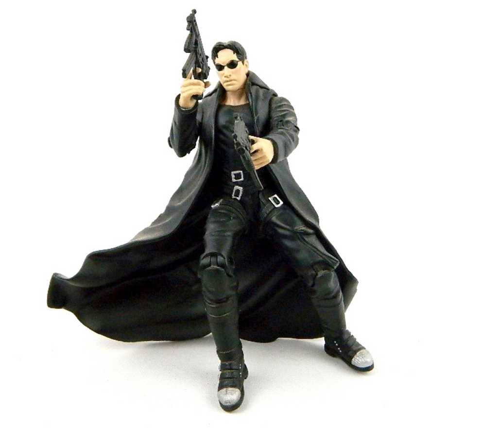 N2 Toys Matrix Neo in Trenchcoat 12” Action Figure Doll - N2 Toys action figure collectible [Barcode 696254280147] - Main Image 2