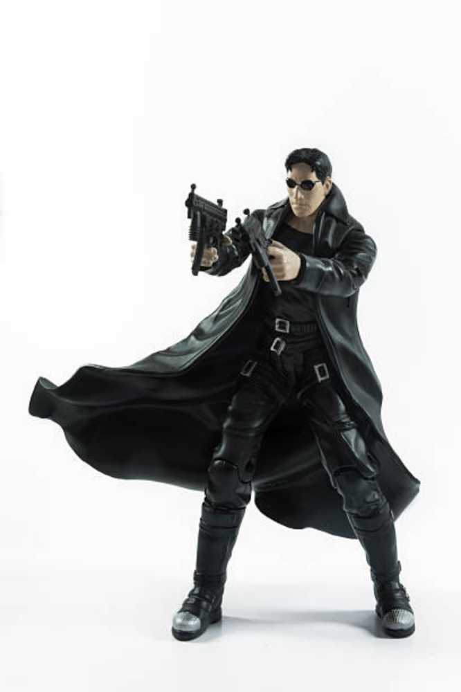 N2 Toys Matrix Neo in Trenchcoat 12” Action Figure Doll - N2 Toys action figure collectible [Barcode 696254280147] - Main Image 3