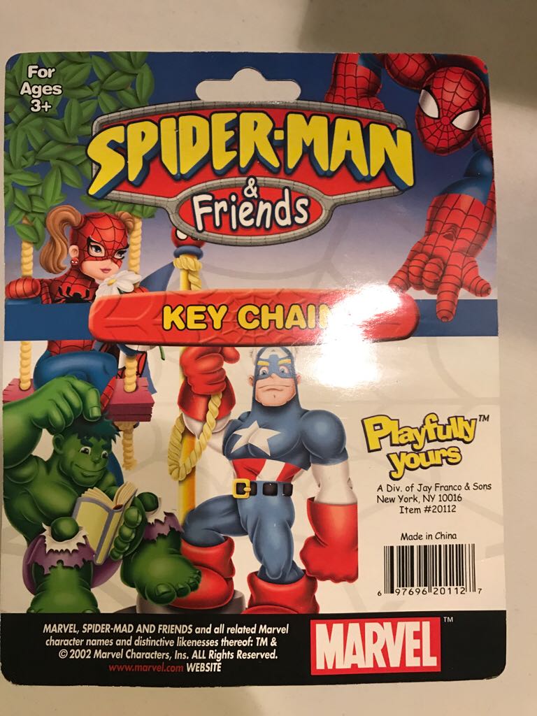 Spiderman And Friends - Hulk Keychain  action figure collectible [Barcode 697696201127] - Main Image 2