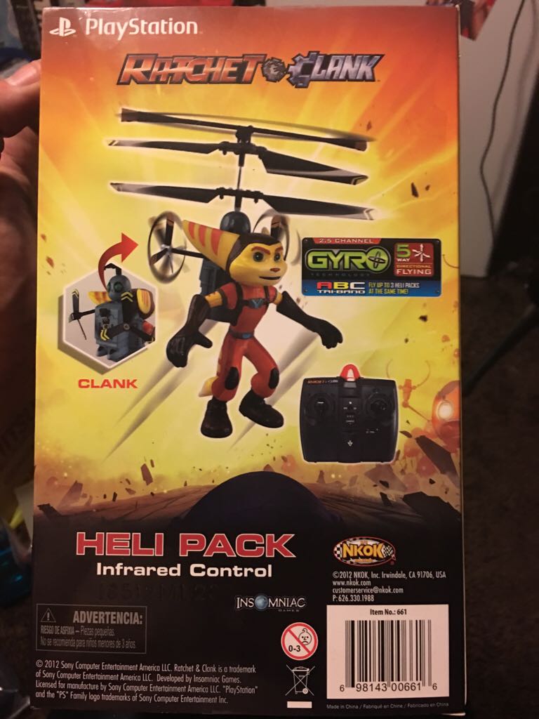 Ratchet & Clank Heli Pack - Sony Playstation (Insomniac) action figure collectible [Barcode 698143006616] - Main Image 2