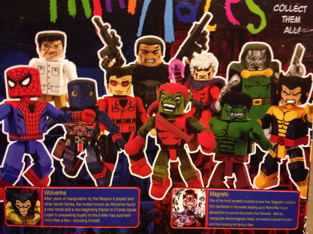 Wolverine / Magneto - Diamond Select Toys (Marvel Minimates) action figure collectible [Barcode 699122000076] - Main Image 2