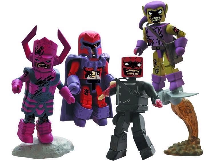 Mini mates Villains Zombies  action figure collectible [Barcode 699122179048] - Main Image 2