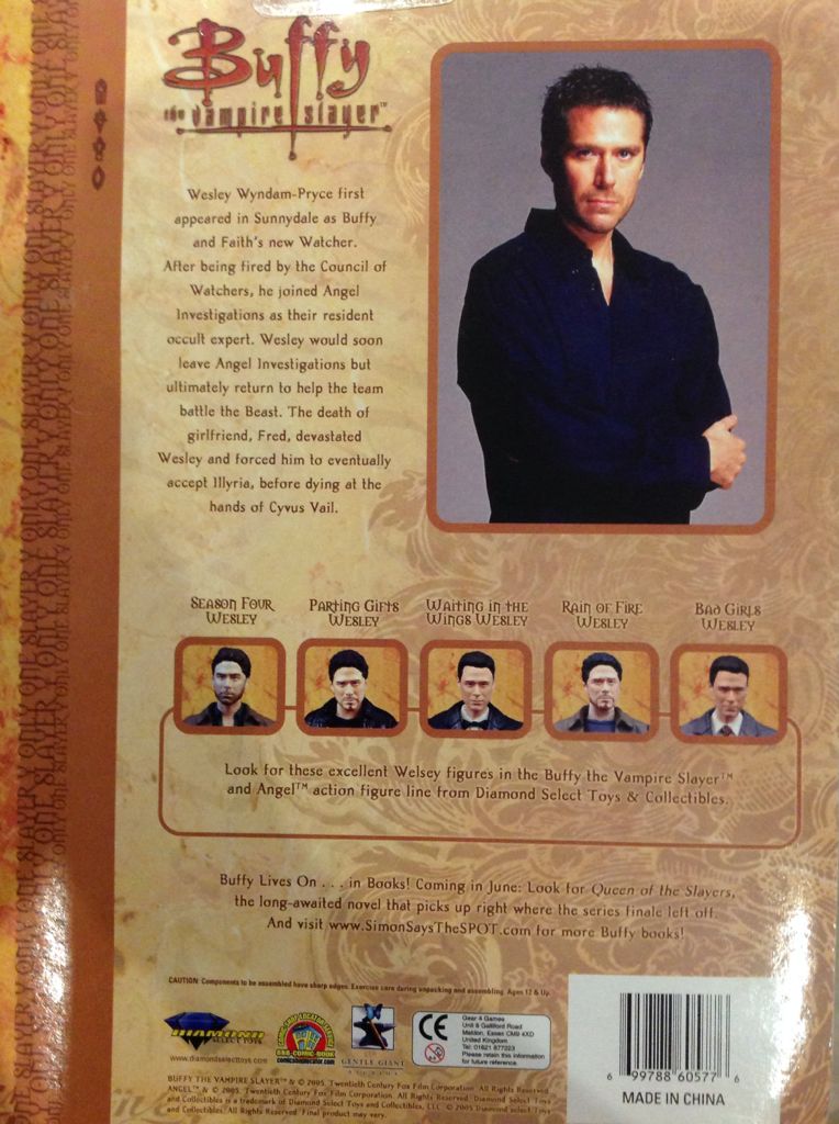 Btvs Wesley Bad Girls - Diamond Select Toys action figure collectible [Barcode 699122605776] - Main Image 2