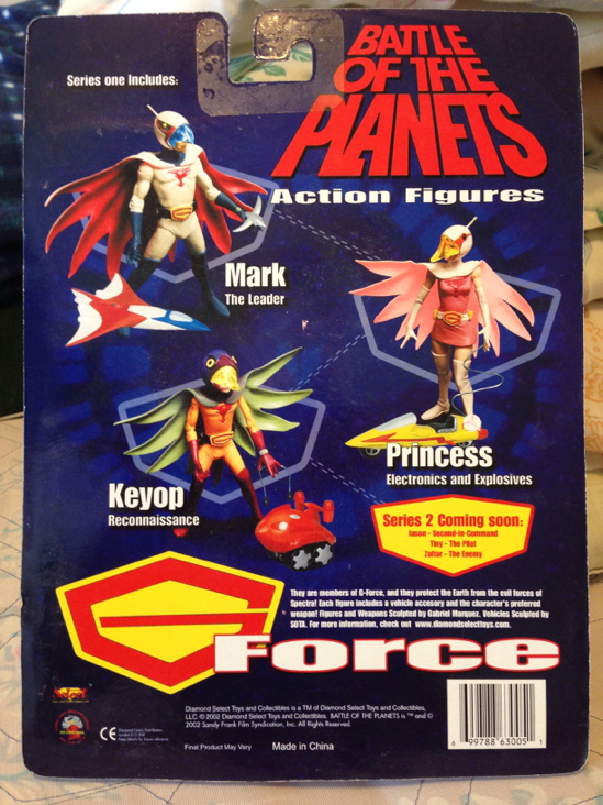G-Force Princess - Diamond Select Toys (Battle Of The Planets) action figure collectible [Barcode 699122630051] - Main Image 2