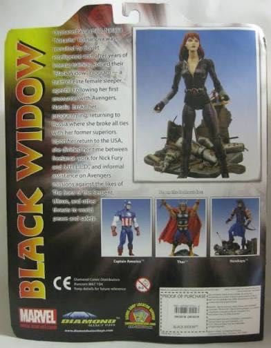 Black Widow - Diamond Select Toys (Marvel Select) action figure collectible [Barcode 699122721247] - Main Image 2