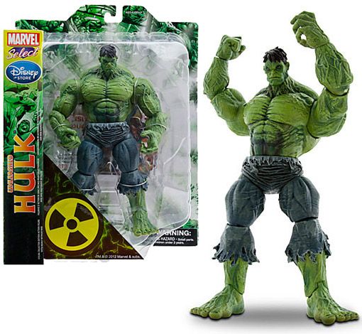 Marvel Select: Hulk Unleashed - Disney Store - Hulk Battle (Comics & Superheroes) action figure collectible [Barcode 699122722770] - Main Image 2