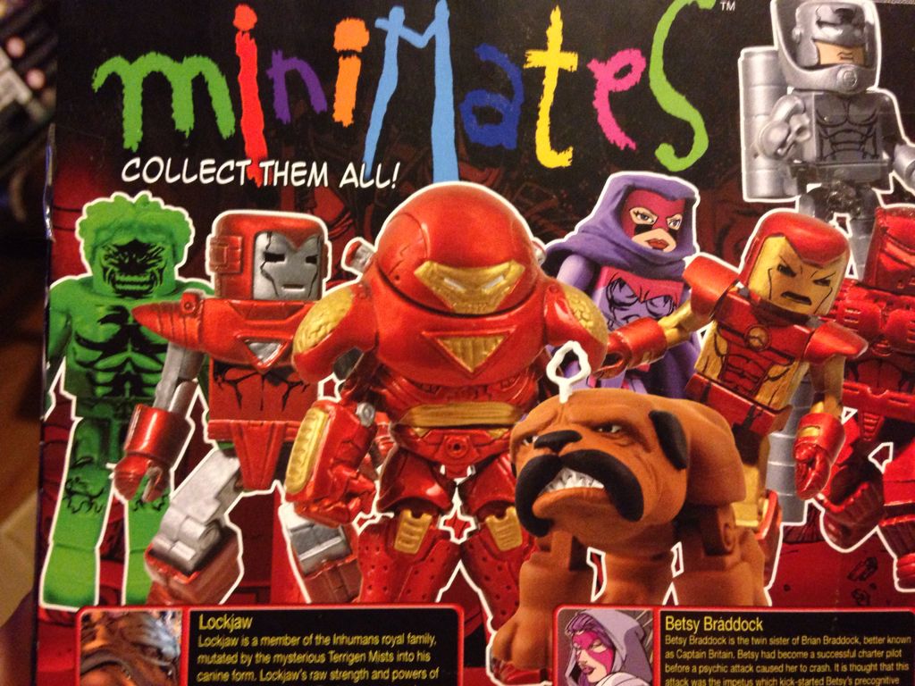 Lockjaw / Betsy Braddock - Diamond Select Toys (Marvel Minimates) action figure collectible [Barcode 699122727836] - Main Image 2