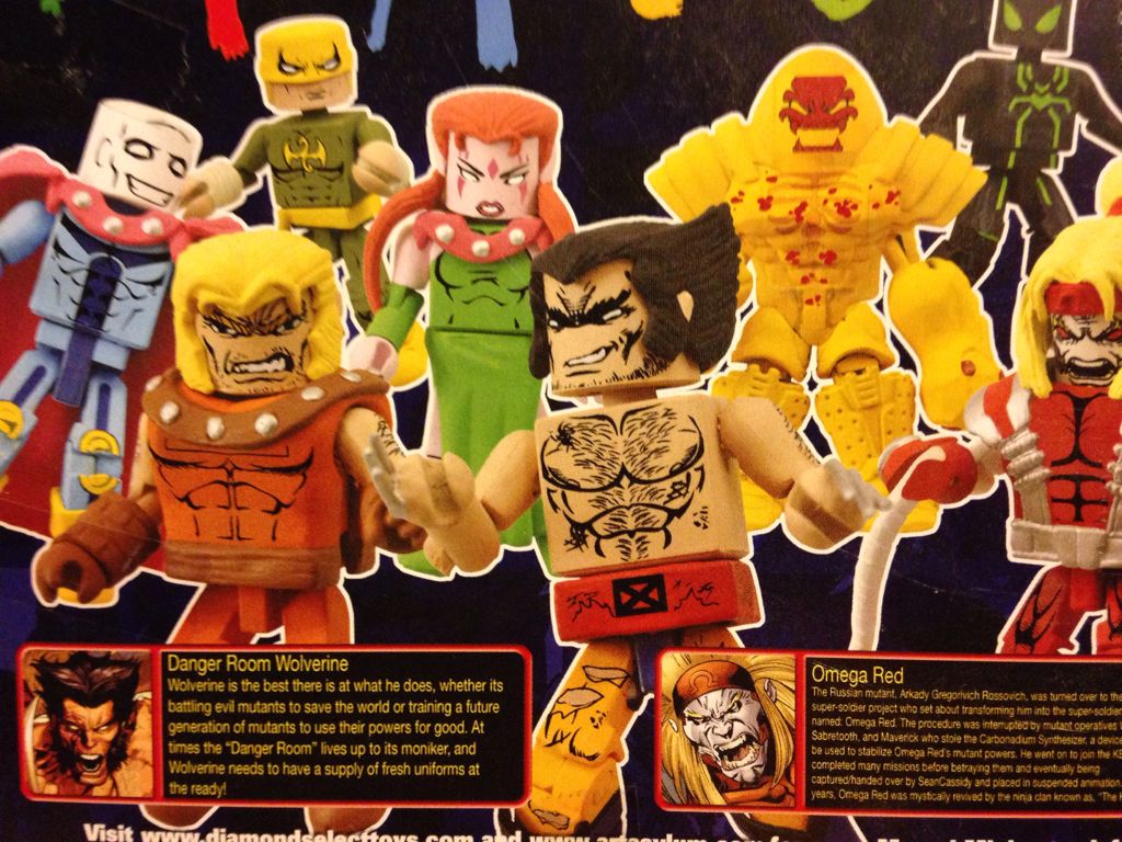 Danger Room Wolverine / Omega Red - Diamond Select Toys (Marvel Minimates) action figure collectible [Barcode 699122787731] - Main Image 2