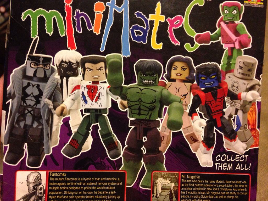 Fantomex / Mr. Negative - Diamond Select Toys (Marvel Minimates) action figure collectible [Barcode 699782781797] - Main Image 2
