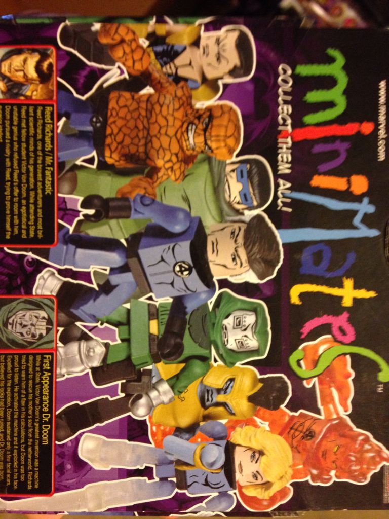 Mr. Fantastic / First Appearance Dr. Doom - Diamond Select Toys (Marvel Minimates) action figure collectible [Barcode 699782788642] - Main Image 2