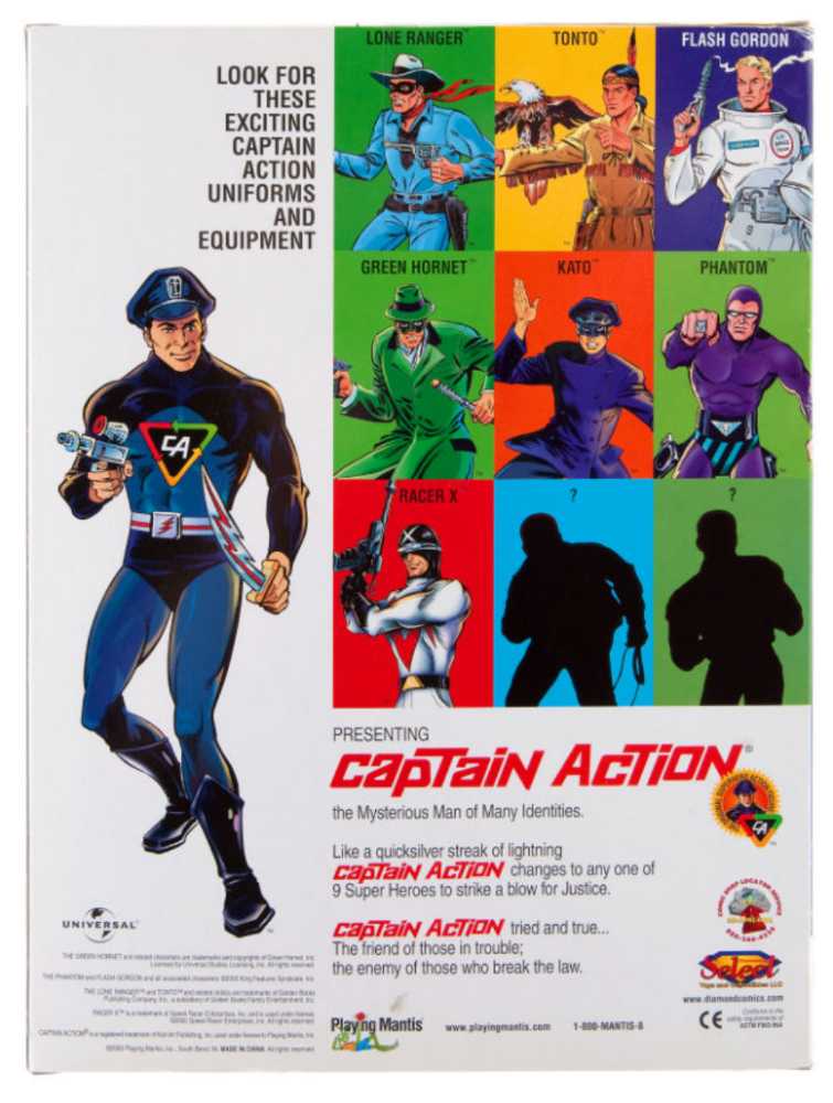 Captain Action: Green Hornet Uniform - Playing Mantis action figure collectible [Barcode 699788100073] - Main Image 4