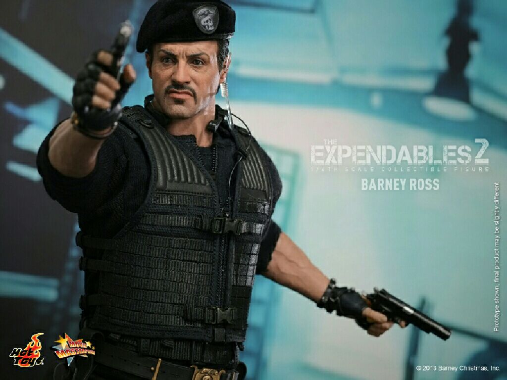 Barney Ross  (baret) - The Expendables 2 - Diamond Select Toys (The Expendables 2) action figure collectible [Barcode 699788101674] - Main Image 2