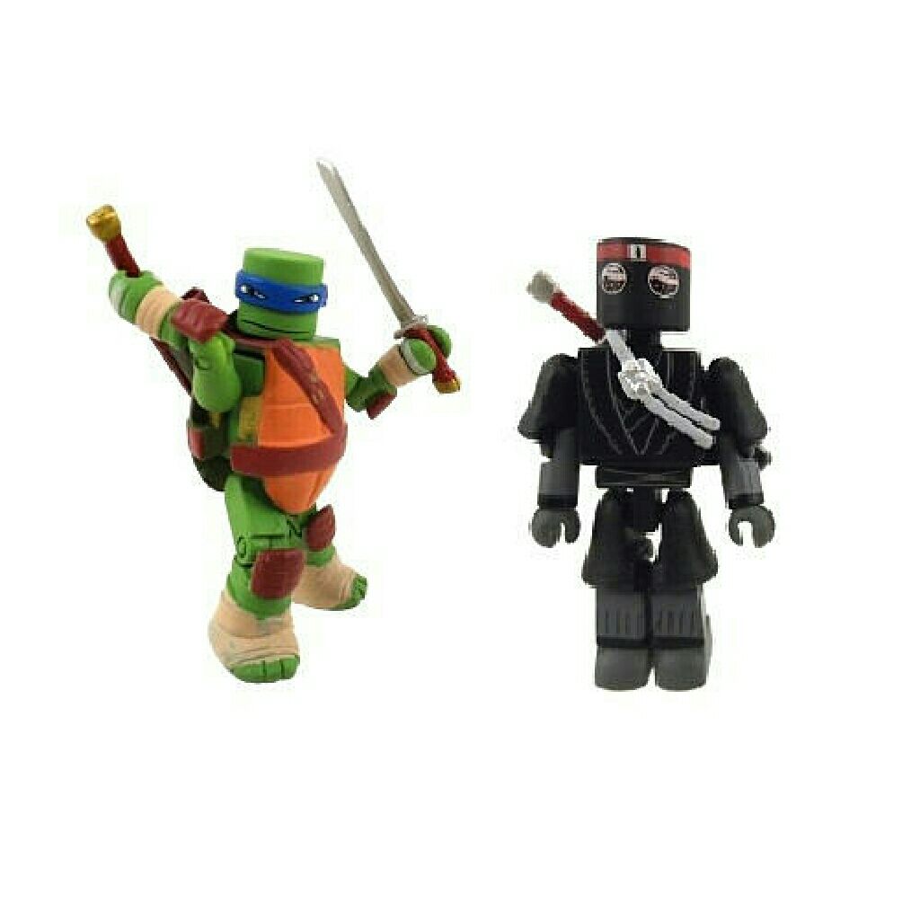 Leonardo & Foot Soldier - Diamond Select Toys (Teenage Mutant Ninja Turtles) action figure collectible [Barcode 699788103425] - Main Image 2