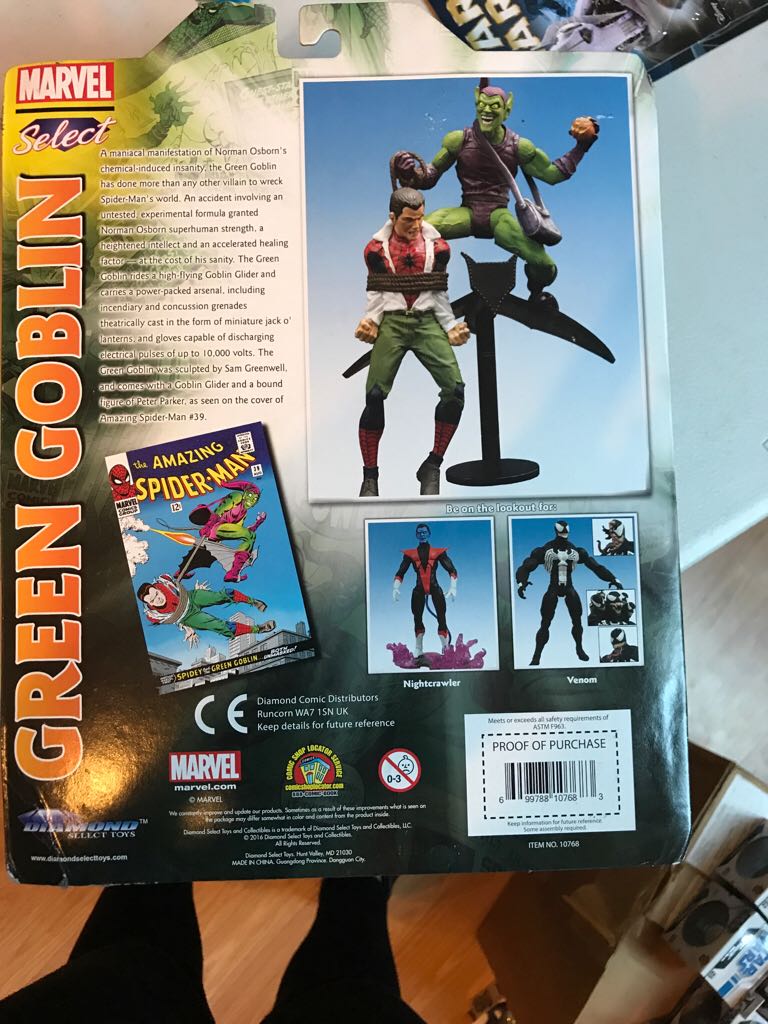 Green Goblin W/Spider-Man - Diamond Select Toys (Marvel Select) action figure collectible [Barcode 699788107683] - Main Image 2