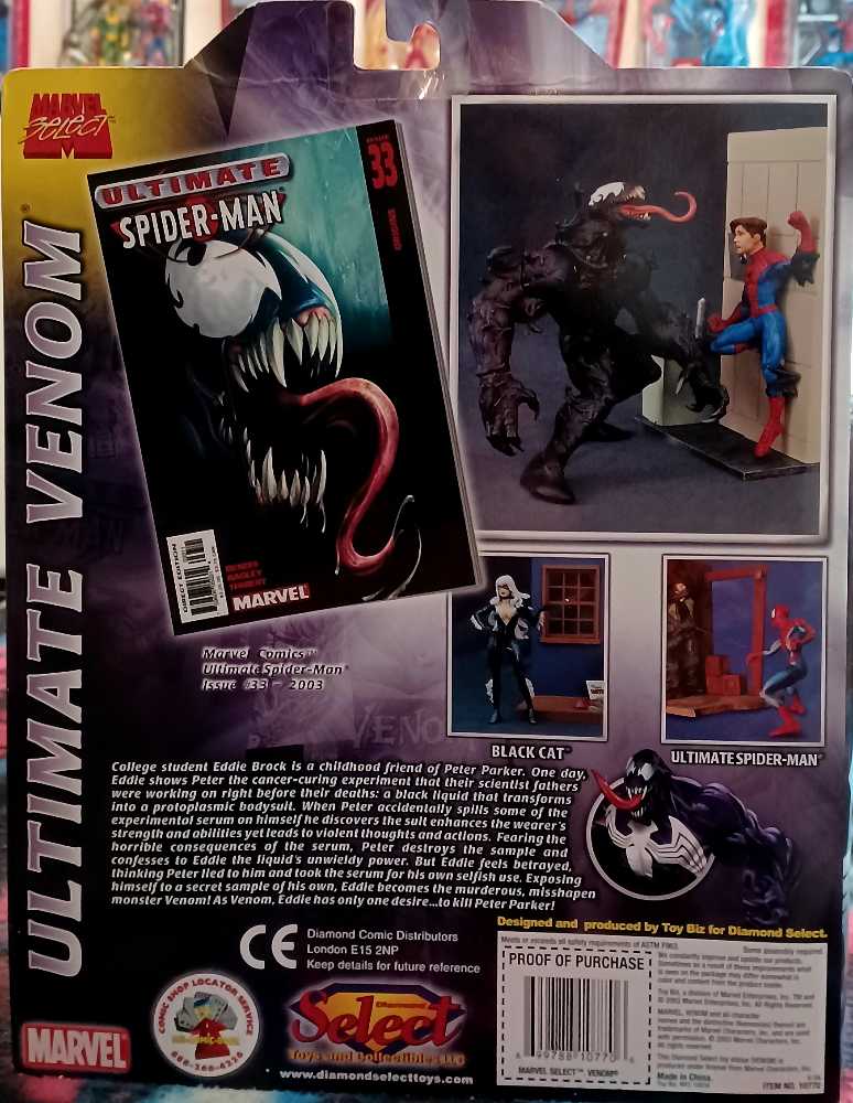 Marvel Diamond Select: Ultimate Venom  (Disney) action figure collectible [Barcode 699788107706] - Main Image 2