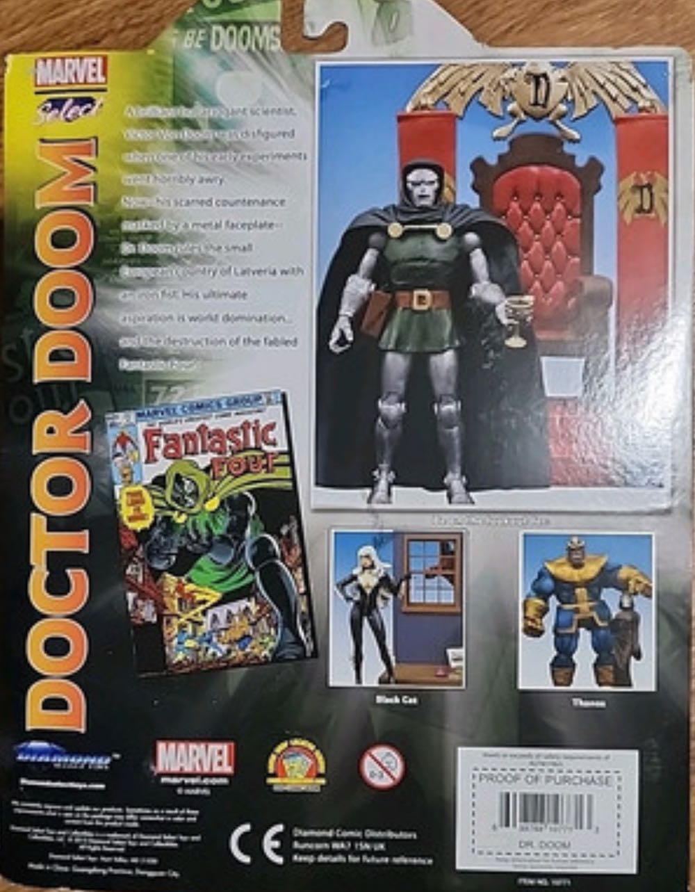 Doctor Doom - Marvel Comics (Fantastic 4 Villain) action figure collectible [Barcode 699788107713] - Main Image 4