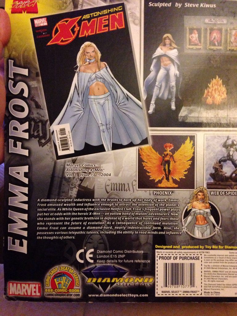 Emma Frost - Diamond Select Toys (Marvel Select) action figure collectible [Barcode 699788107751] - Main Image 2