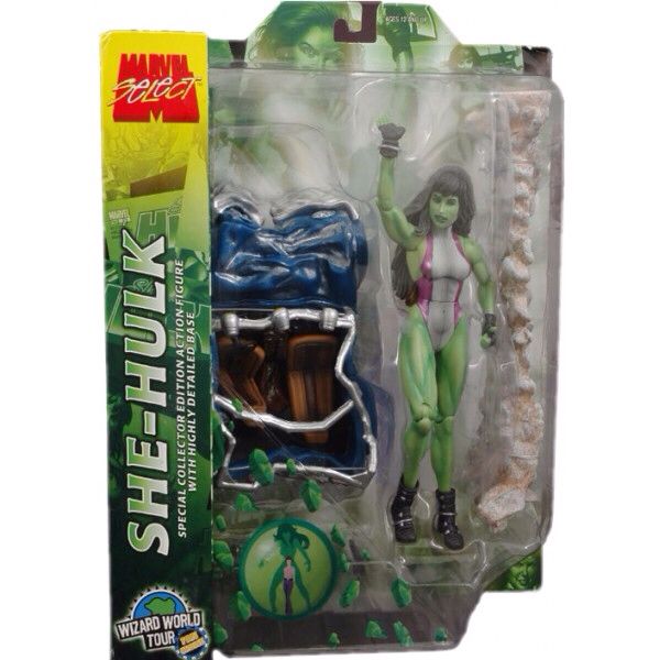 X Marvel Select She Hulk - Diamond Select Toys (Marvel Select) action figure collectible [Barcode 699788107768] - Main Image 1