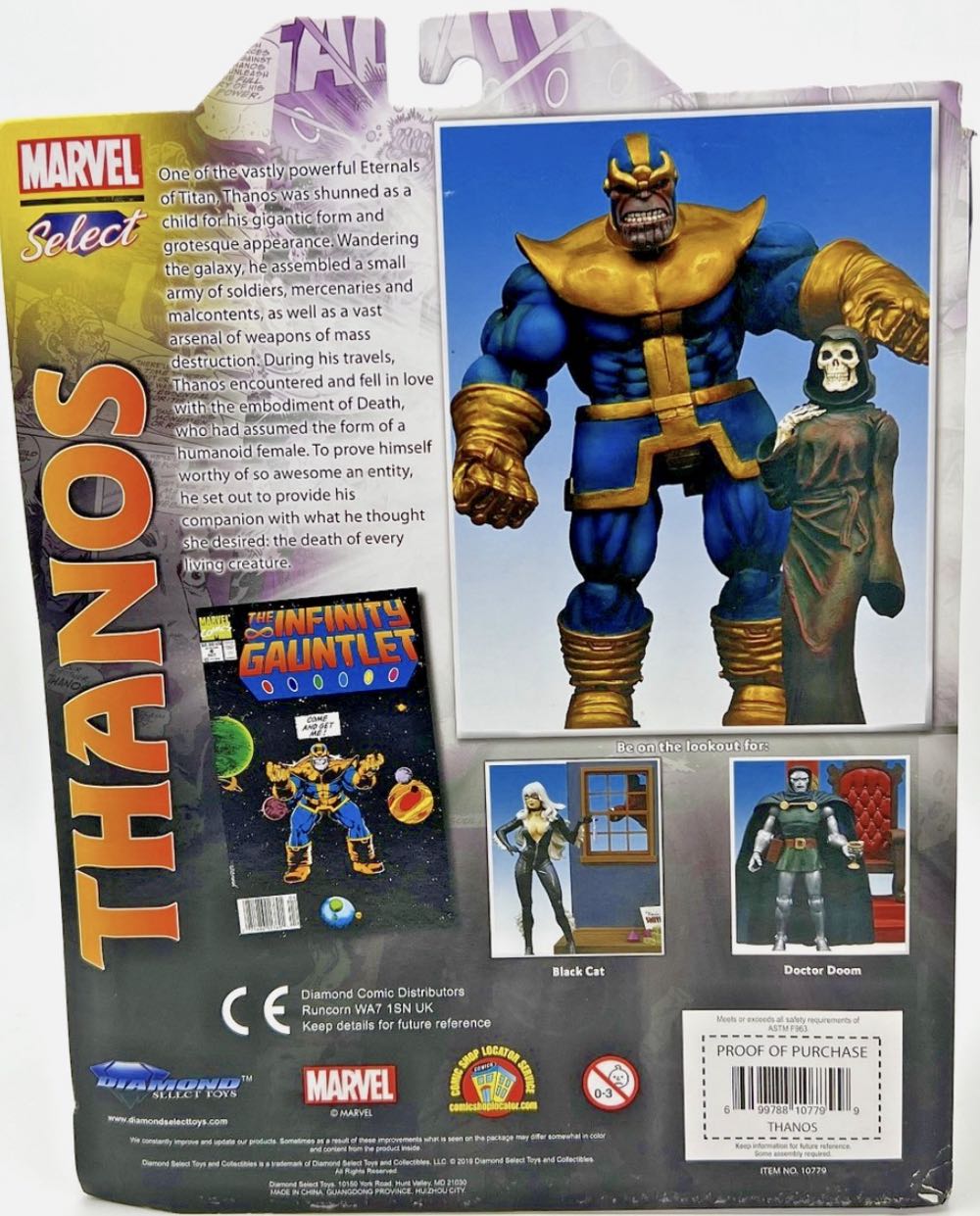 Thanos - Diamond Select (Marvel Select) action figure collectible [Barcode 699788107799] - Main Image 5
