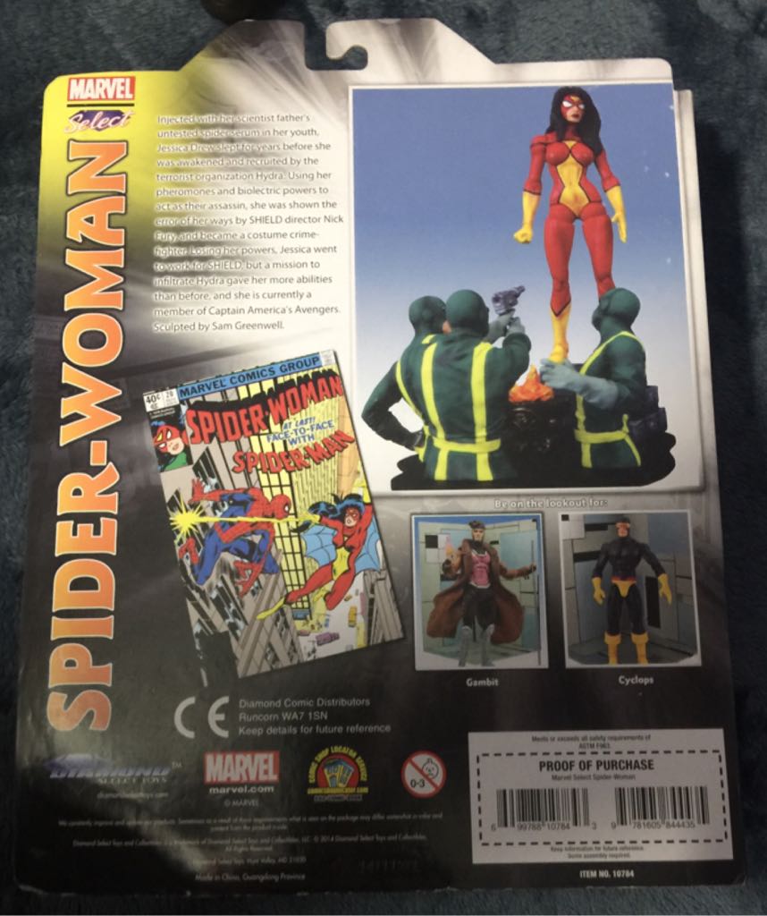 Spider-Woman - Diamond Select (Marvel Selcet) action figure collectible [Barcode 699788107843] - Main Image 2
