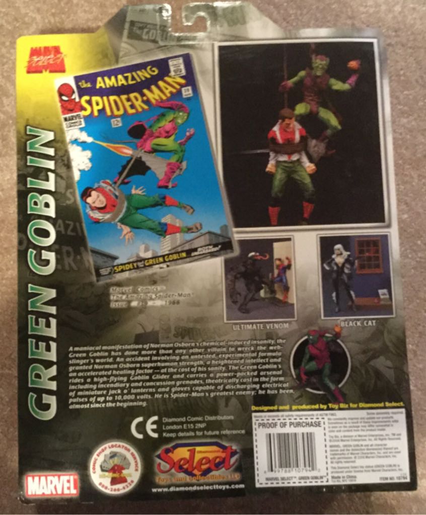 Marvel Select: Green Goblin - Diamond Select Toys (Marvel Select) action figure collectible [Barcode 699788107942] - Main Image 2