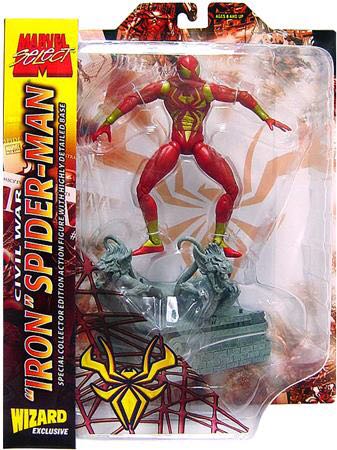 Marvel Select Iron Spider-man 2006 - Diamond Select Toys & Collectibles (Mavel Select) action figure collectible [Barcode 699788107980] - Main Image 1