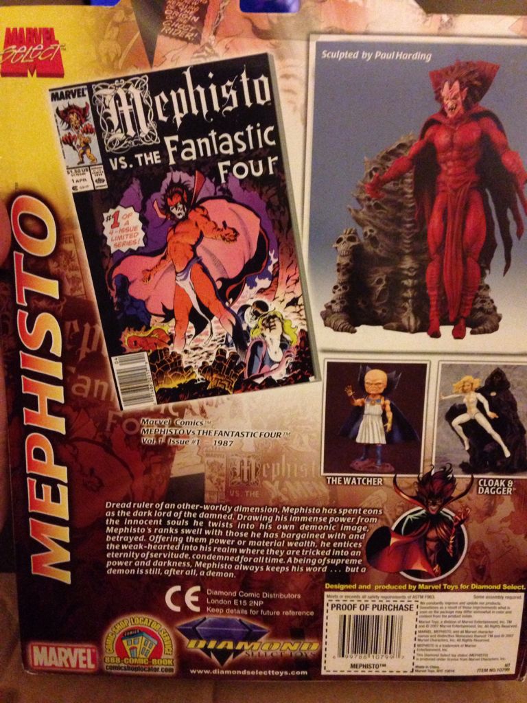 Diamond Select Toys Marvel Select Mephisto - Diamond Select Toys (Marvel Select) action figure collectible [Barcode 699788107997] - Main Image 2