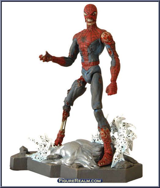 Marvel Select: Zombie Spider-man - Diamond Select (Marvel Select) action figure collectible [Barcode 699788108086] - Main Image 2