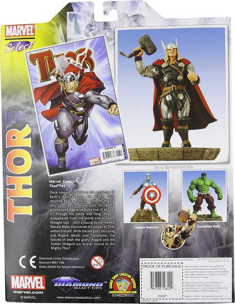 Marvel Thor - Diamond Select Toys (Comics & Superheroes) action figure collectible [Barcode 699788108222] - Main Image 4