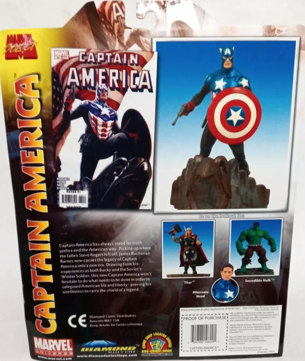 Diamond Select Toys Marvel Select Captain America Bucky Barnes - Diamond Select Toys (Marvel) action figure collectible [Barcode 699788108291] - Main Image 4
