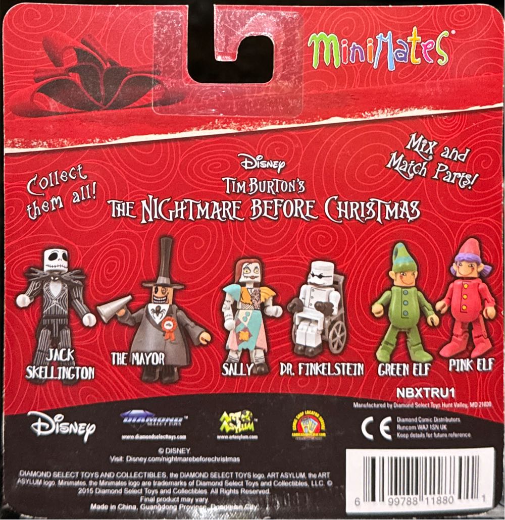 Sally & Dr. Finkelstein - Diamond Select Toys (The Nightmare Before Christmas) action figure collectible [Barcode 699788118801] - Main Image 2