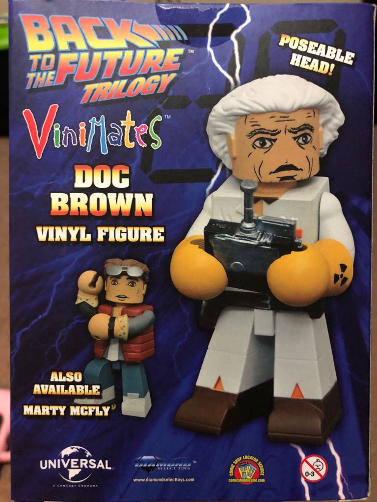 Back To The Future: Doc Brown - Diamond Select Toys (Vinimates) action figure collectible [Barcode 699788119921] - Main Image 2