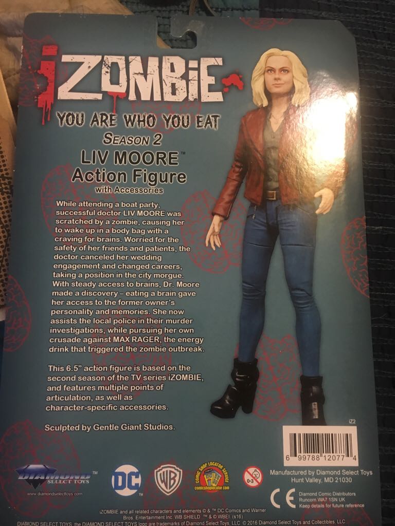 IZombie - Diamond Select (Tv Series) action figure collectible [Barcode 699788120774] - Main Image 2