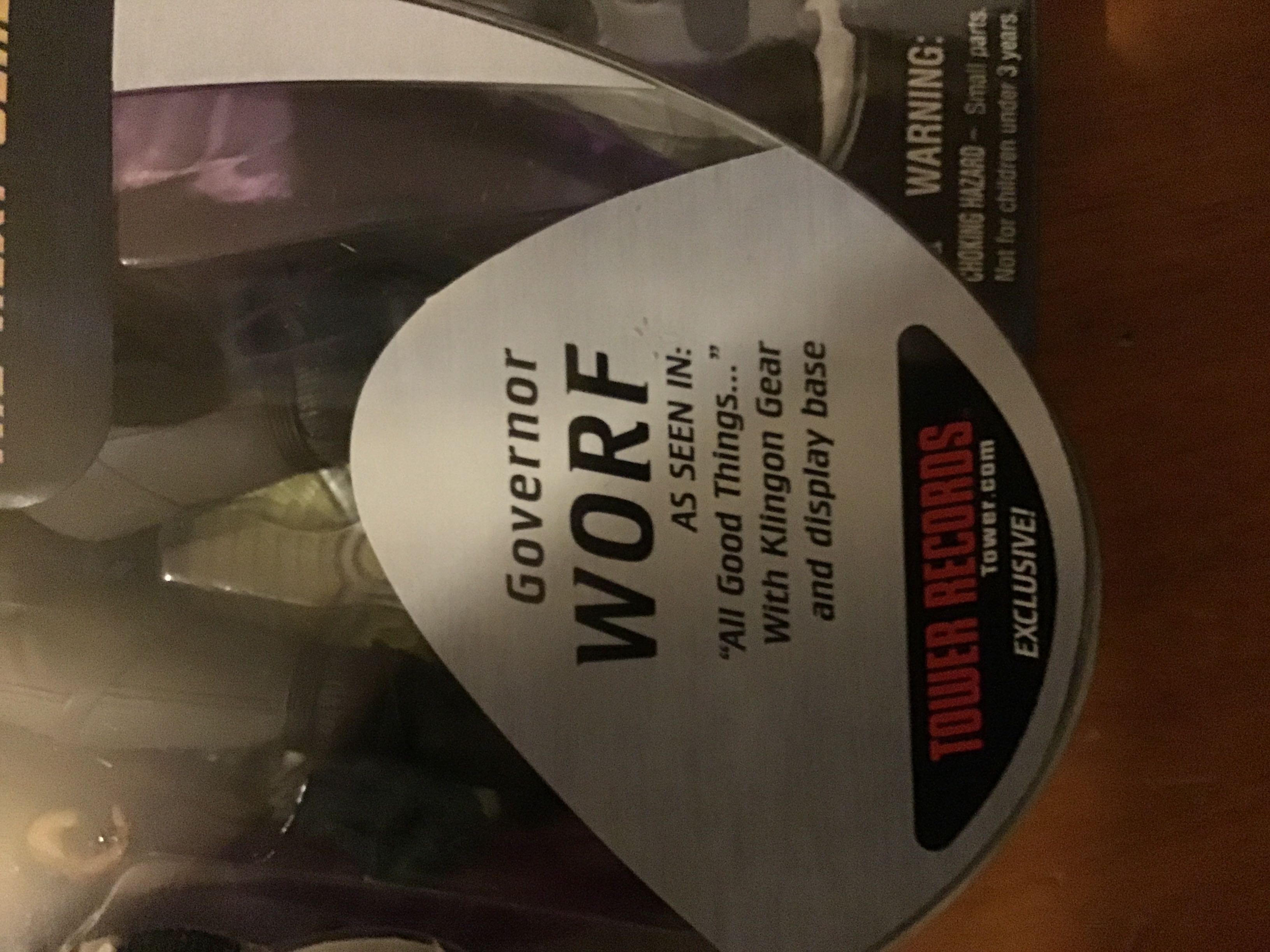 Governor Worf - Diamond Select (Star Trek) (Star Trek - The Next Generation) action figure collectible [Barcode 699788175125] - Main Image 3