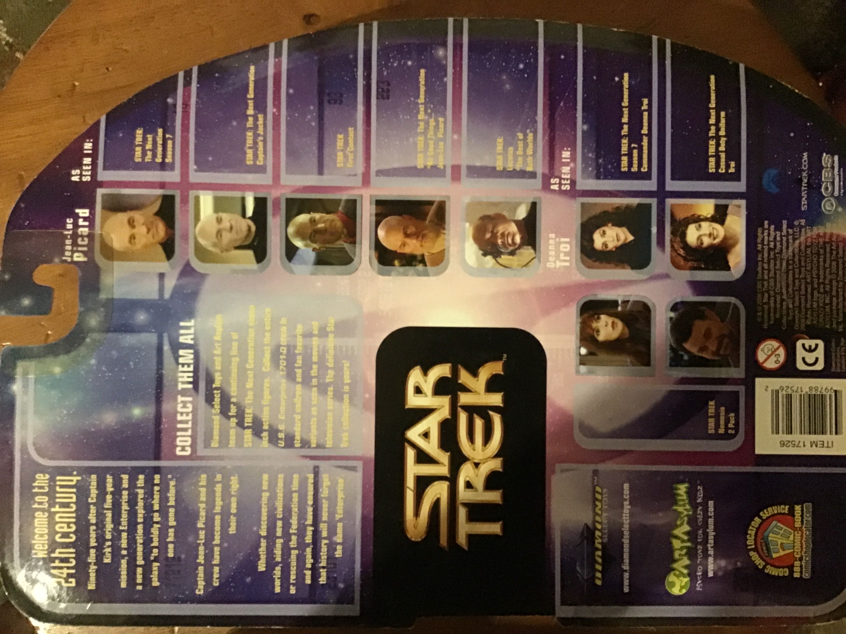 Captain Jean-luc Picard - Diamond Select (Star Trek) (Star Trek - The Next Generation) action figure collectible [Barcode 699788175262] - Main Image 3