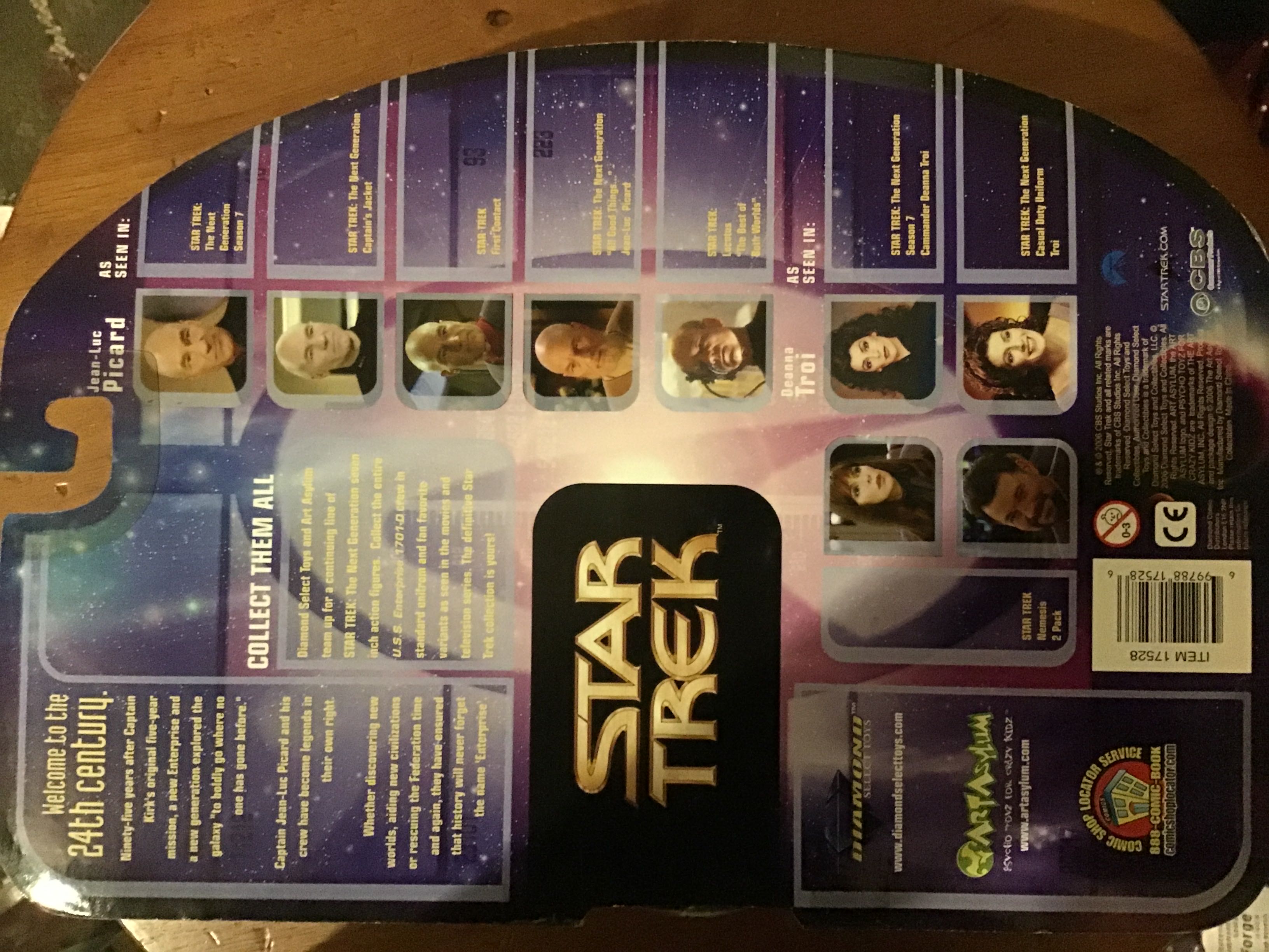 Deanna Troi (Season 7) - Diamond Select (Star Trek) (Star Trek - The Next Generation) action figure collectible [Barcode 699788175286] - Main Image 3