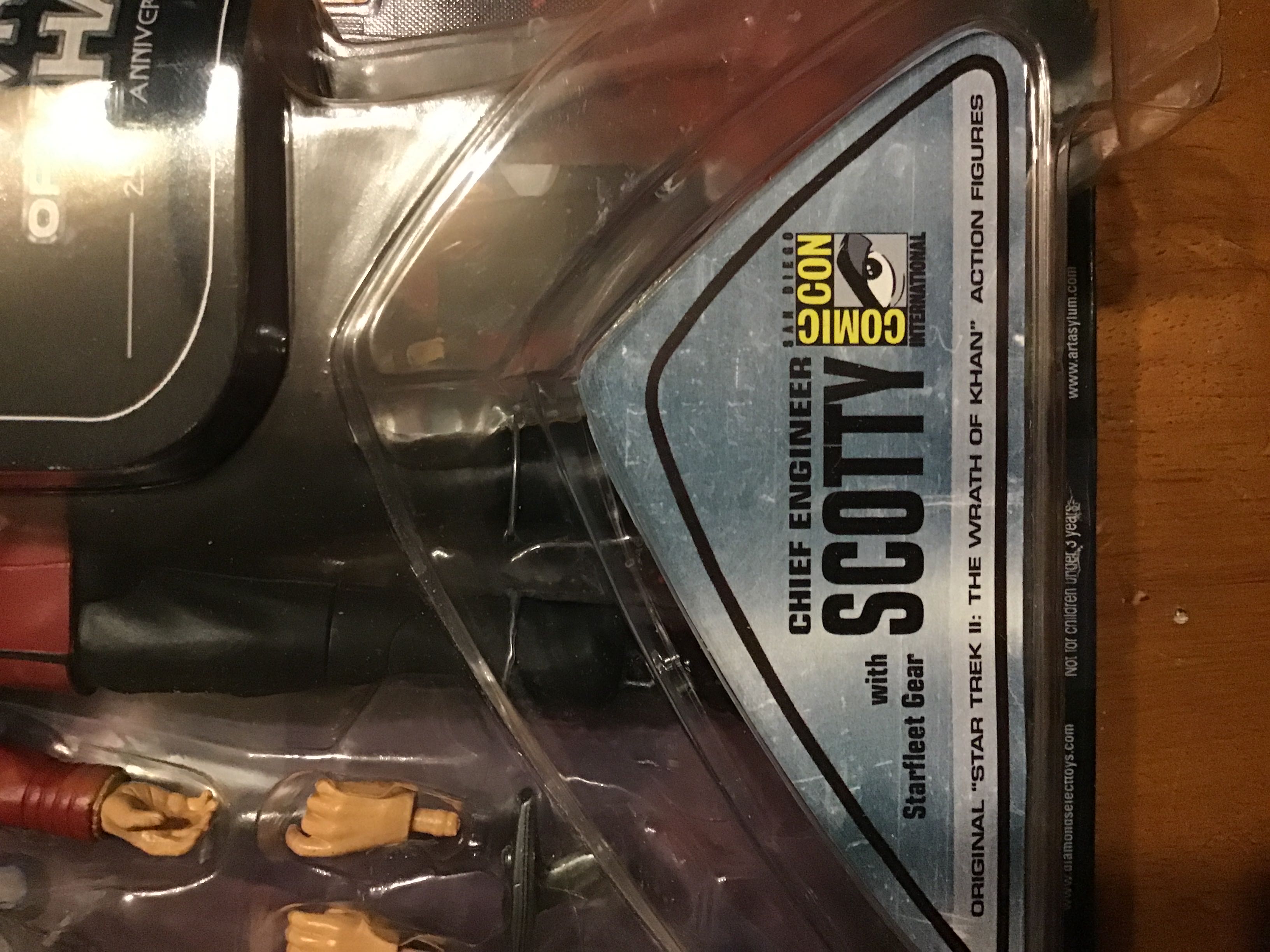 Montgomery “Scotty” Scott - Art Asylum (Star Trek II The Wrath Of Khan) action figure collectible [Barcode 699788176573] - Main Image 3