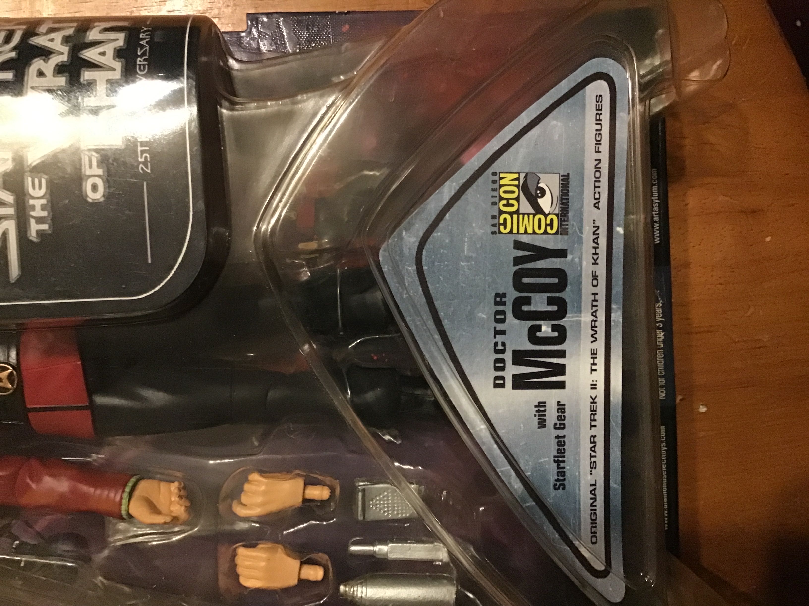 Dr. Leonard McCoy Star Trek TWOK - Art Asylum (Star Trek) (Classic Star Trek Movie Series) action figure collectible [Barcode 699788176603] - Main Image 3