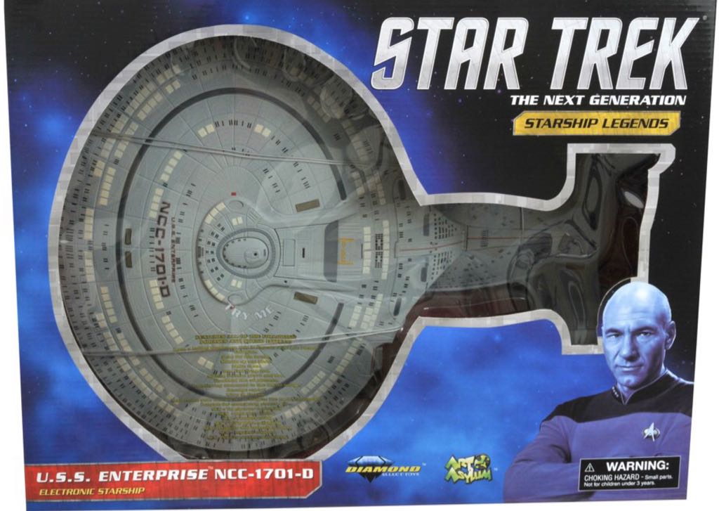 Enterprise NCC-1701-D - Diamond Select Toys & Collectibles (Star Trek Starship Legends) action figure collectible [Barcode 699788177266] - Main Image 2