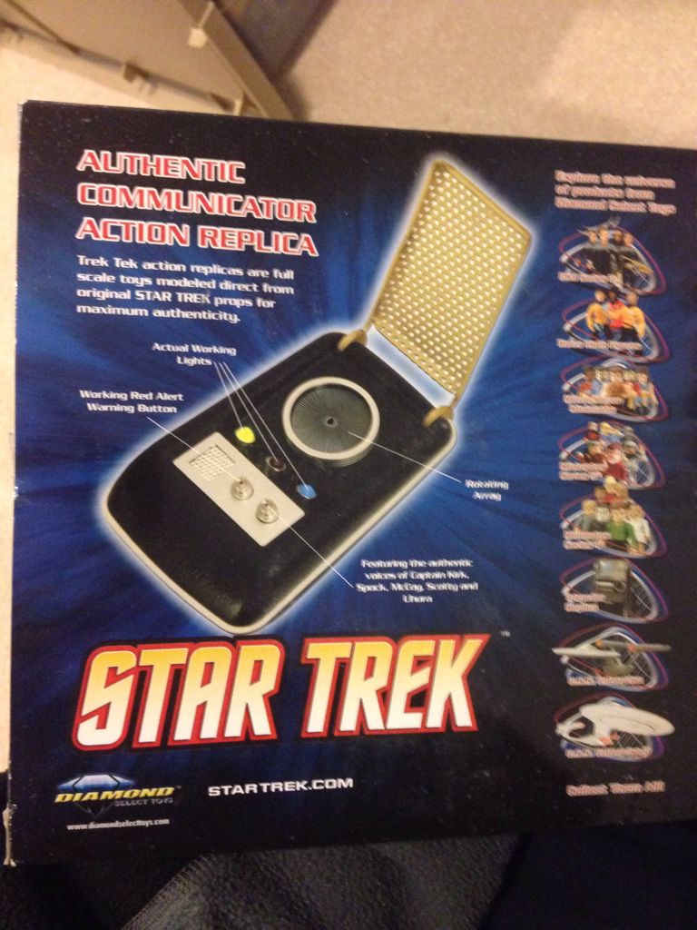 Star Trek Communicator - Diamond Select Toys (Classic Star Trek) action figure collectible [Barcode 699788177280] - Main Image 2
