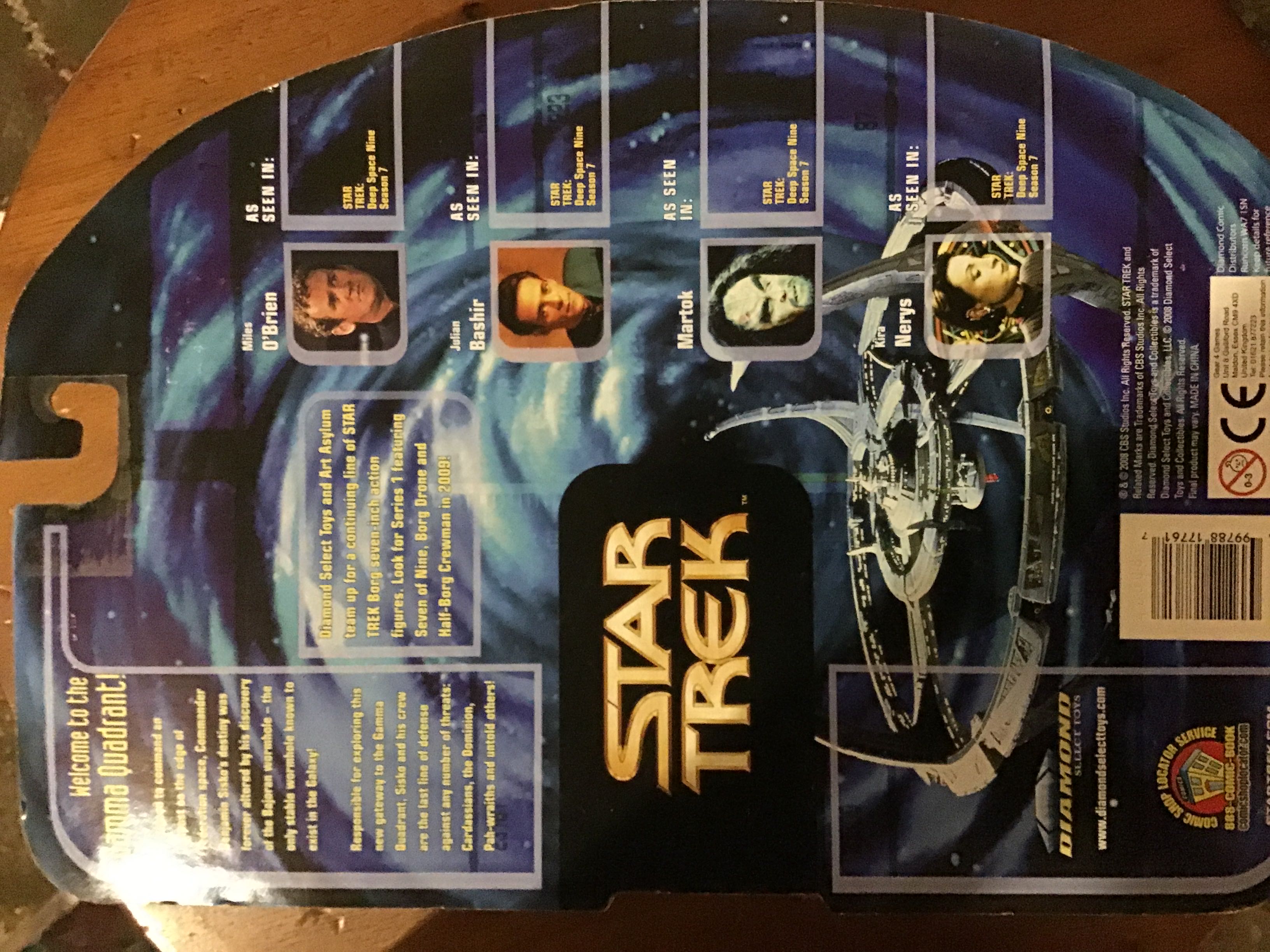 Chief Miles O’Brien - Diamond Select (Star Trek) (Star Trek Deep Space Nine) action figure collectible [Barcode 699788177617] - Main Image 3