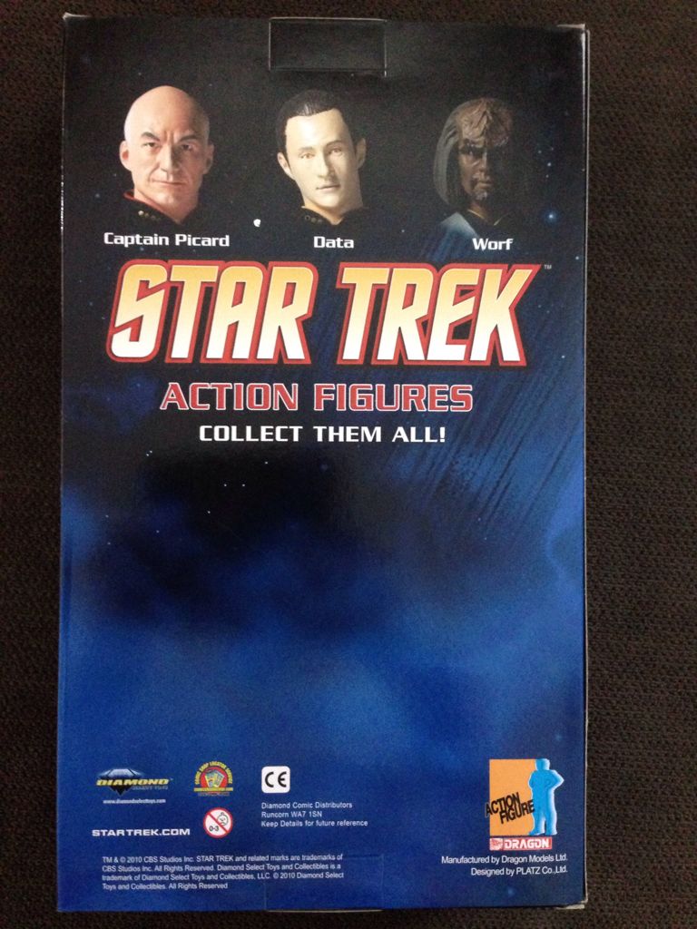 Captain Picard - Diamond Select Toys (Star Trek The Next Generation) action figure collectible [Barcode 699788178393] - Main Image 2