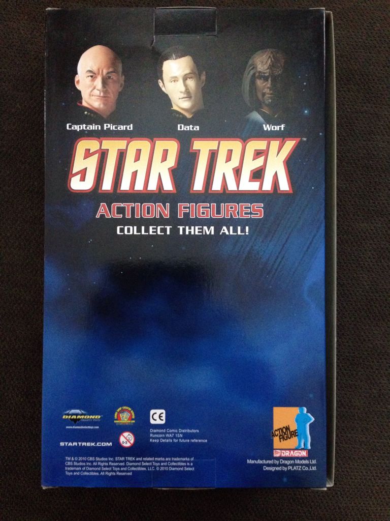 Worf - Diamond Select Toys (Star Trek The Next Generation) action figure collectible [Barcode 699788178409] - Main Image 2