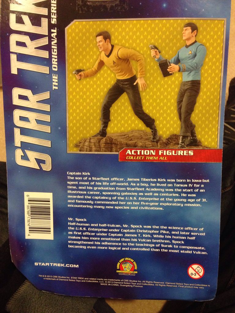 Mr. Spock - Diamond Select Toys (Star Trek - The Original Series) action figure collectible [Barcode 699788178744] - Main Image 2