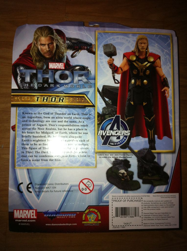 Thor - Marvel Cinematic Universe (Avengers) action figure collectible [Barcode 699788178898] - Main Image 2
