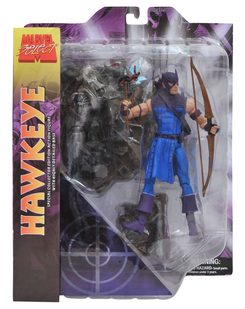 Marvel Select Hawkeye  - Diamond Select (Marvel Select) action figure collectible [Barcode 699788179109] - Main Image 2