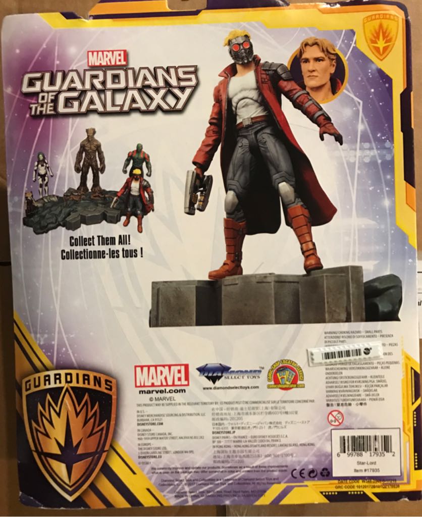 Star-Lord - Diamond Select Toys (Marvel Select Disney) action figure collectible [Barcode 699788179352] - Main Image 2