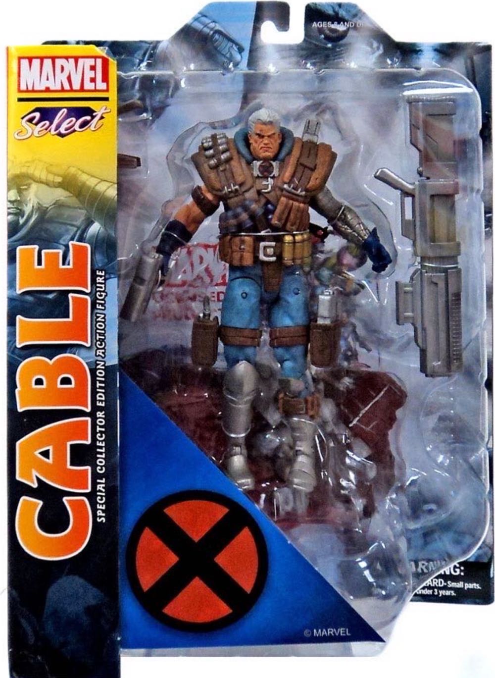 Cable  - Diamond Select Toys (Marvel Select) action figure collectible [Barcode 699788179420] - Main Image 3