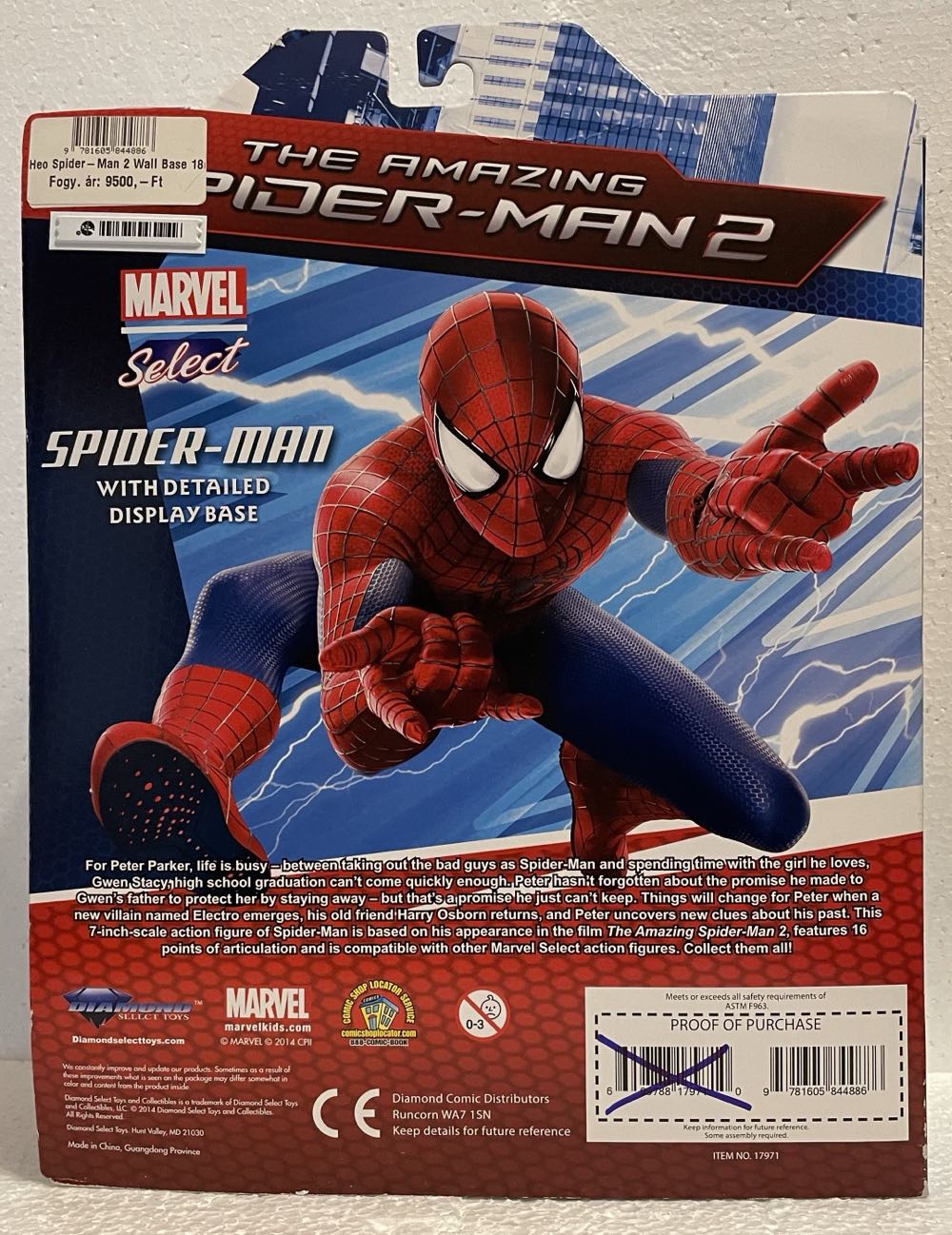 Spider-Man - Diamond Select Toys & Collectibles (Marvel Select) action figure collectible [Barcode 699788179710] - Main Image 2